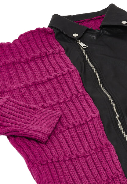 NAEMI Damen Strickjacke