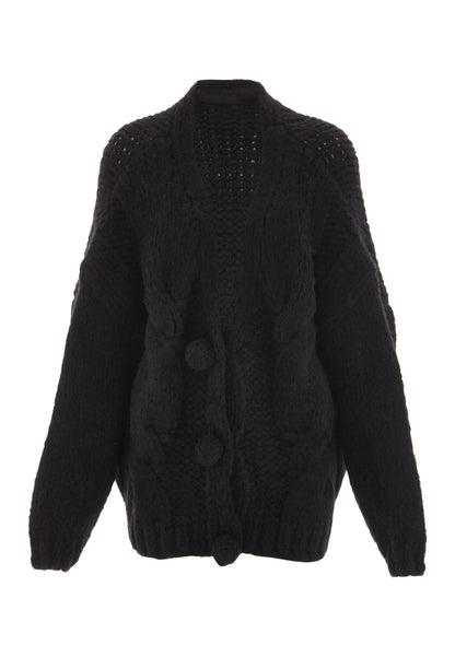ebeeza Damen Strickjacke