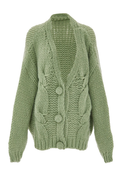 ebeeza Damen Strickjacke