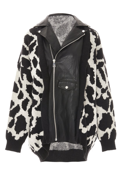 NAEMI Damen Strickjacke