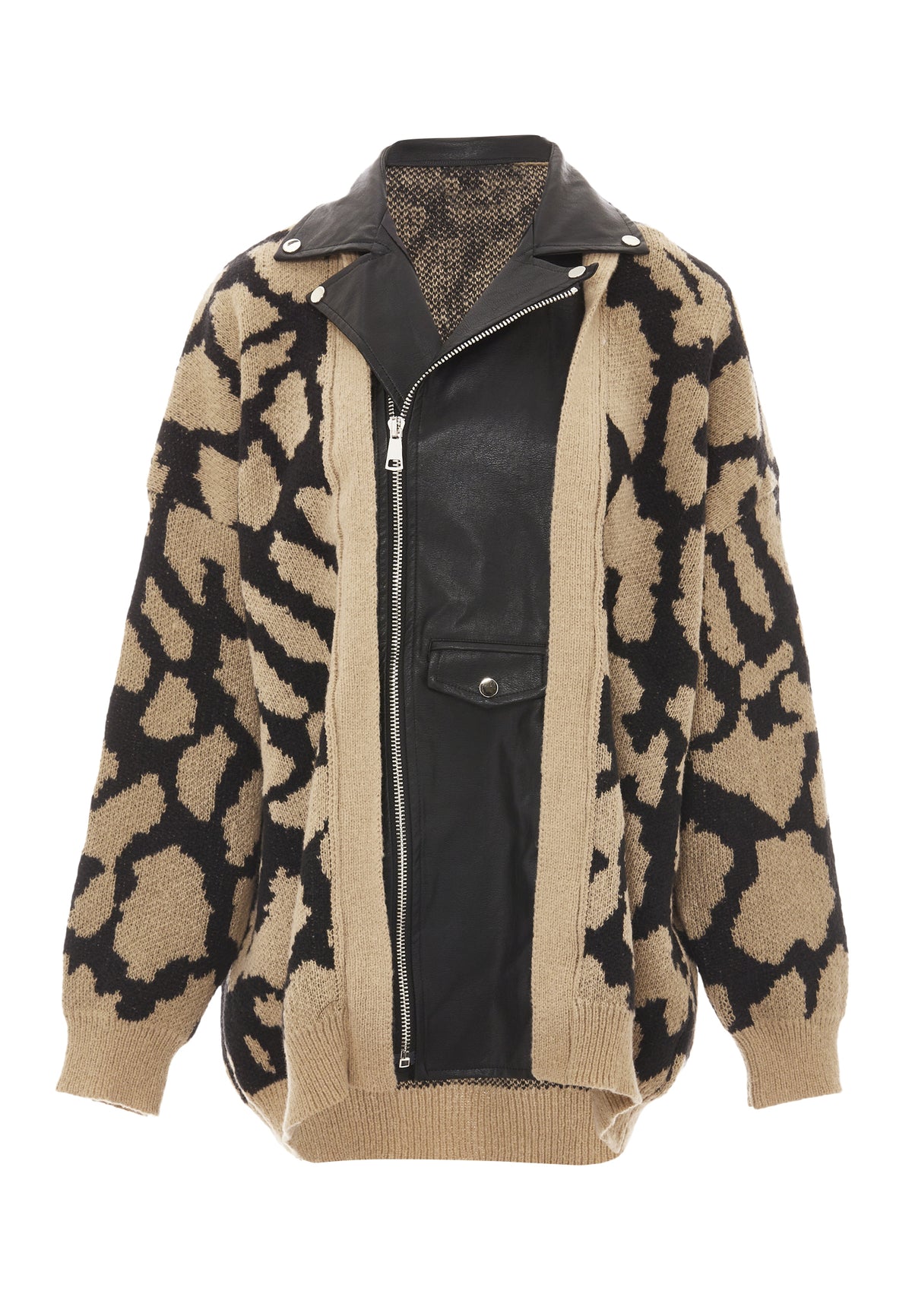 NAEMI Damen Strickjacke