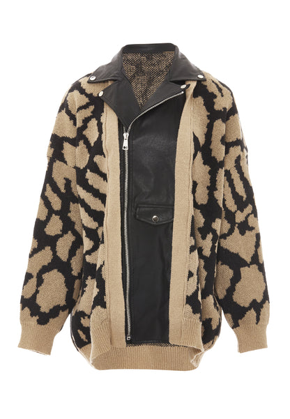 NAEMI Damen Strickjacke