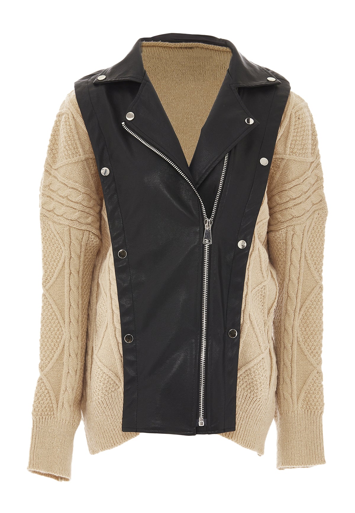 NAEMI Damen Strickjacke