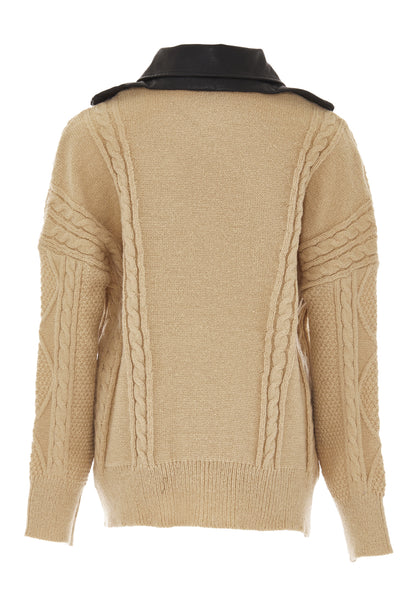 NAEMI Damen Strickjacke