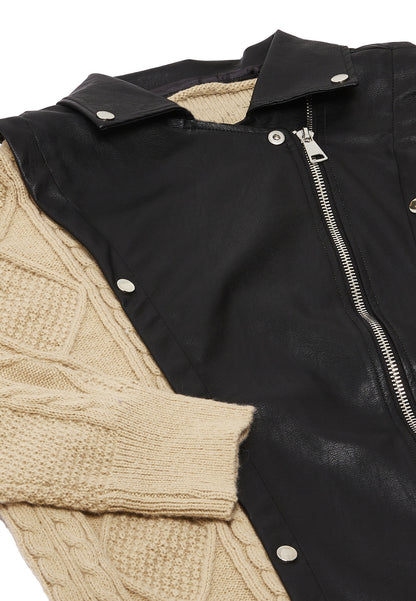 NAEMI Damen Strickjacke