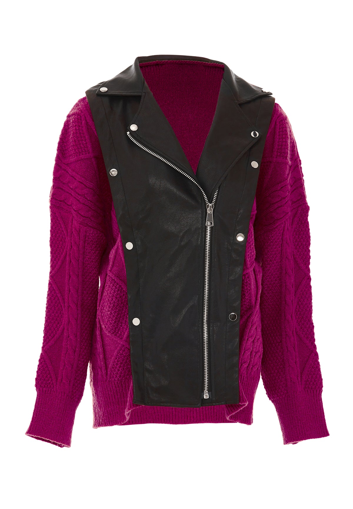 NAEMI Damen Strickjacke