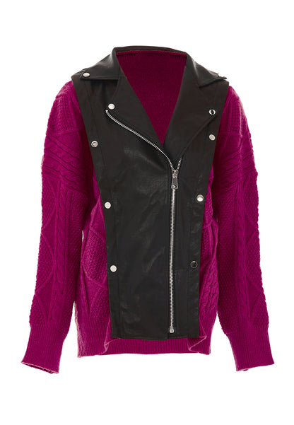 NAEMI Damen Strickjacke