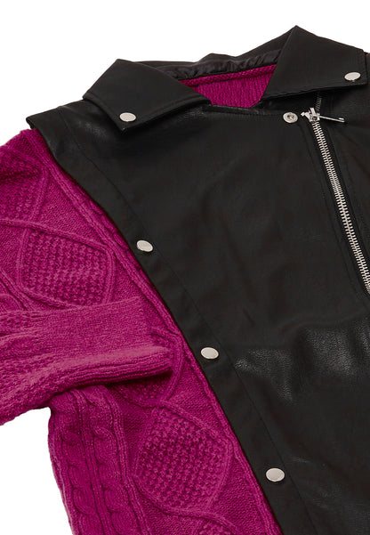 NAEMI Damen Strickjacke