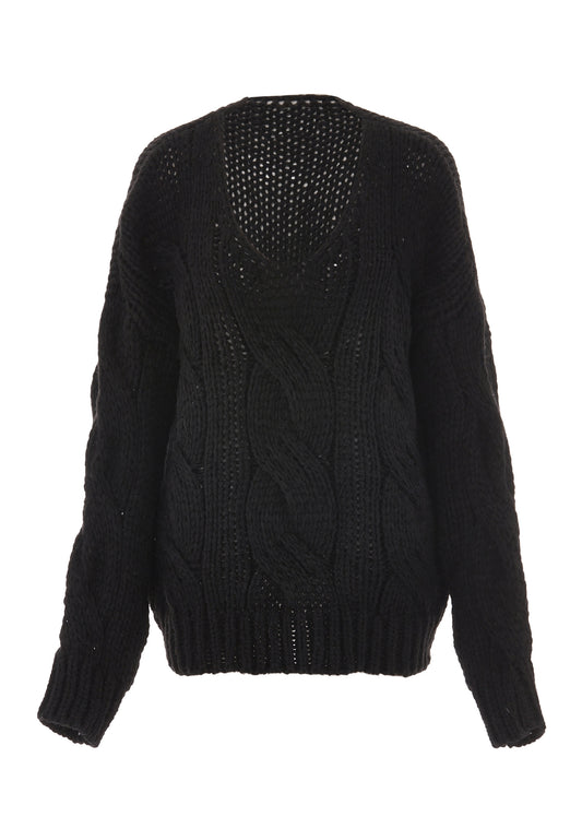 Dziany sweter damski ebeeza