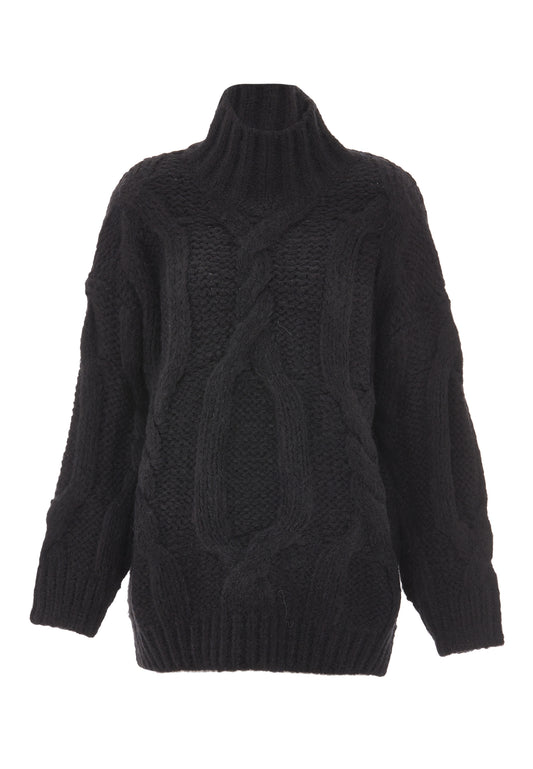 Dziany sweter damski ebeeza