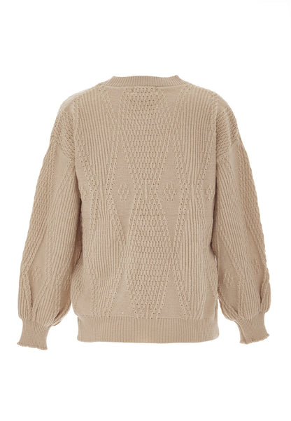 Swirly Women's Knitted Sweater