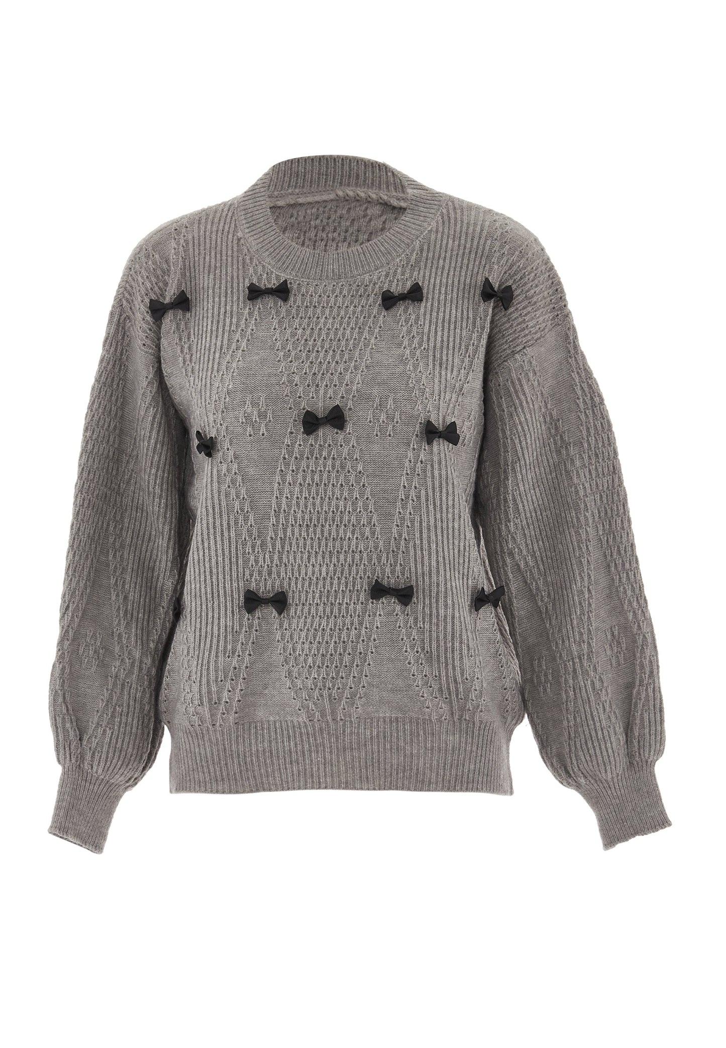 Swirly Women's Knitted Sweater