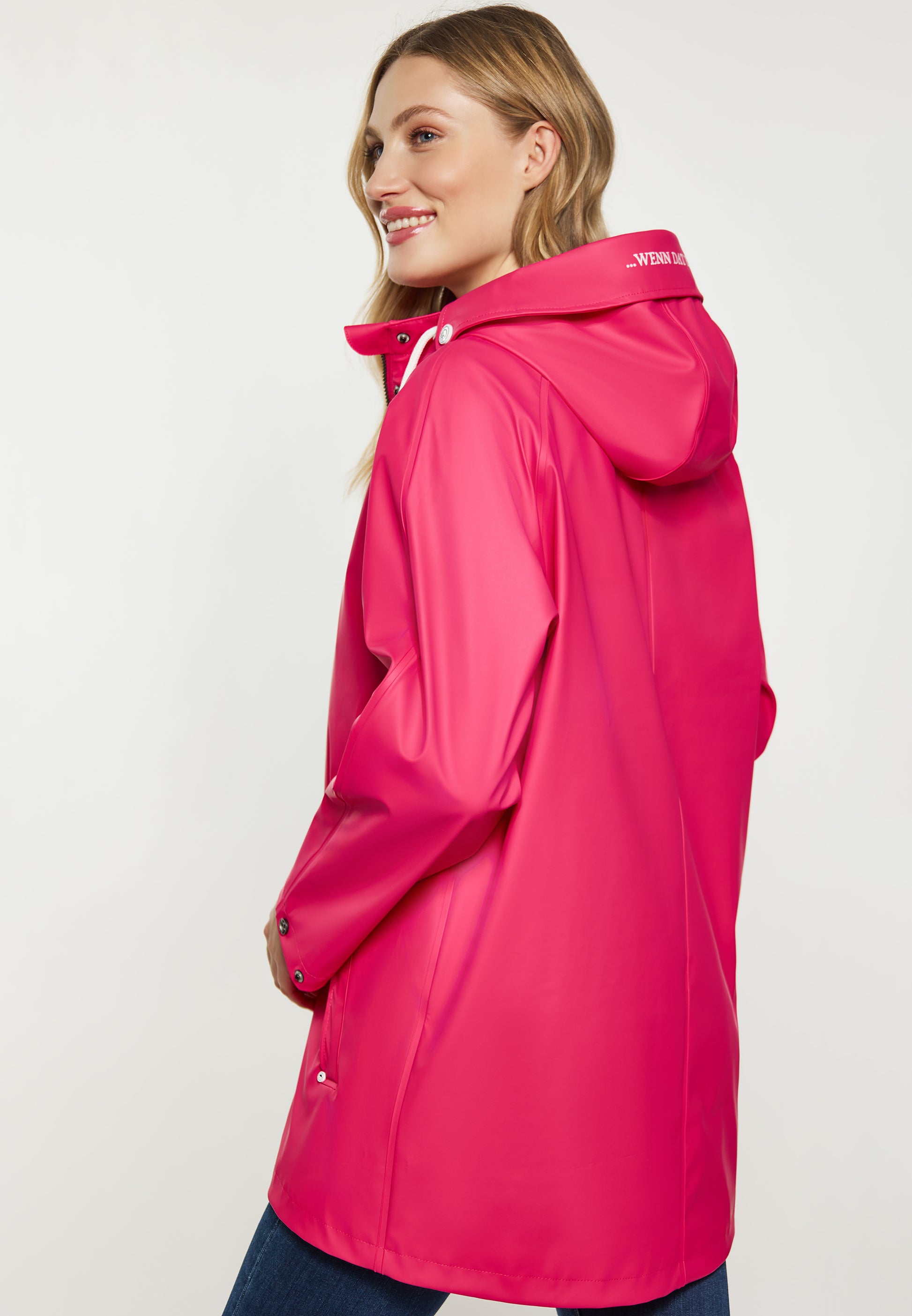 Schmuddelwedda Damen Regenmantel