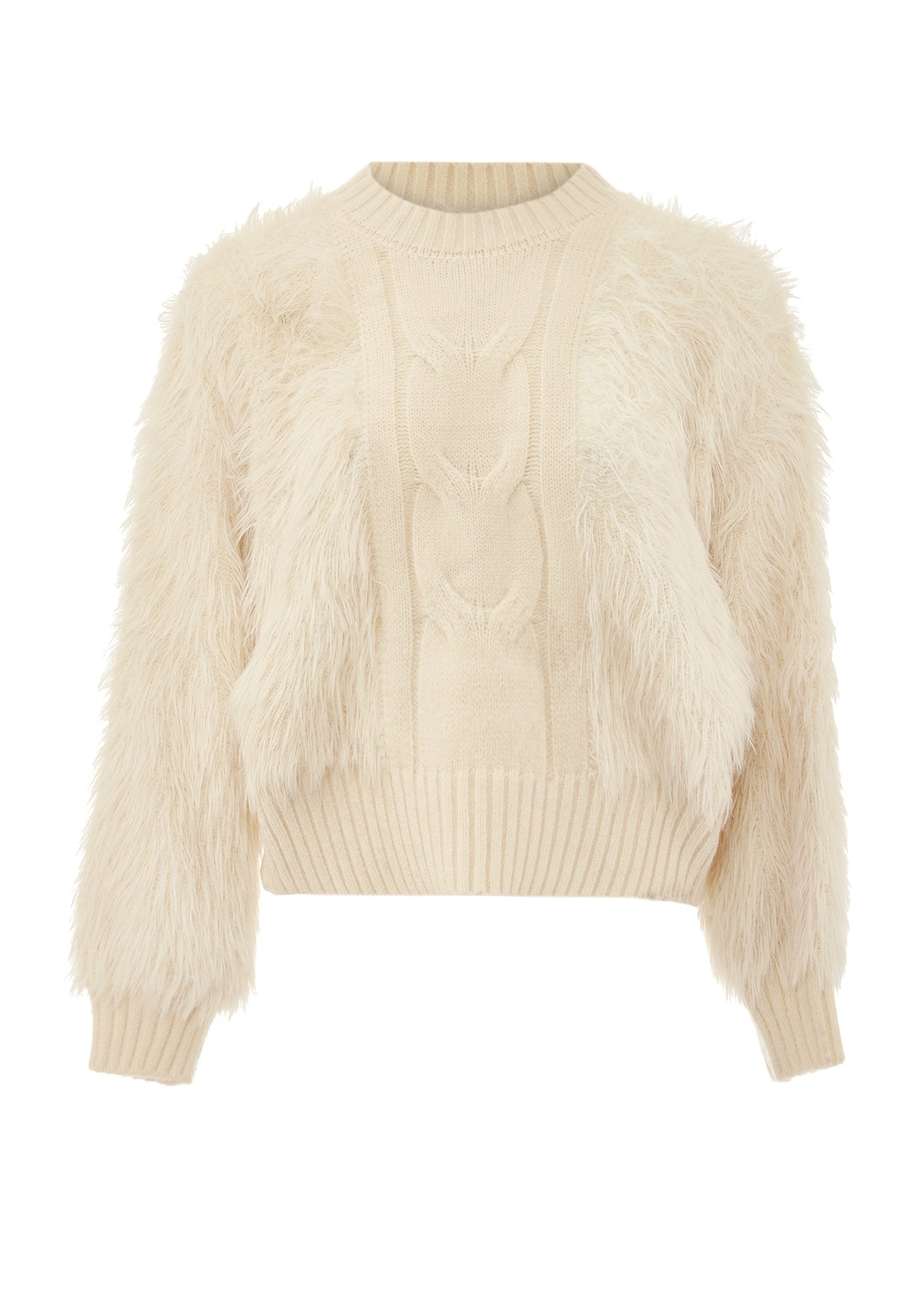 Swirly Women's Knitted Sweater
