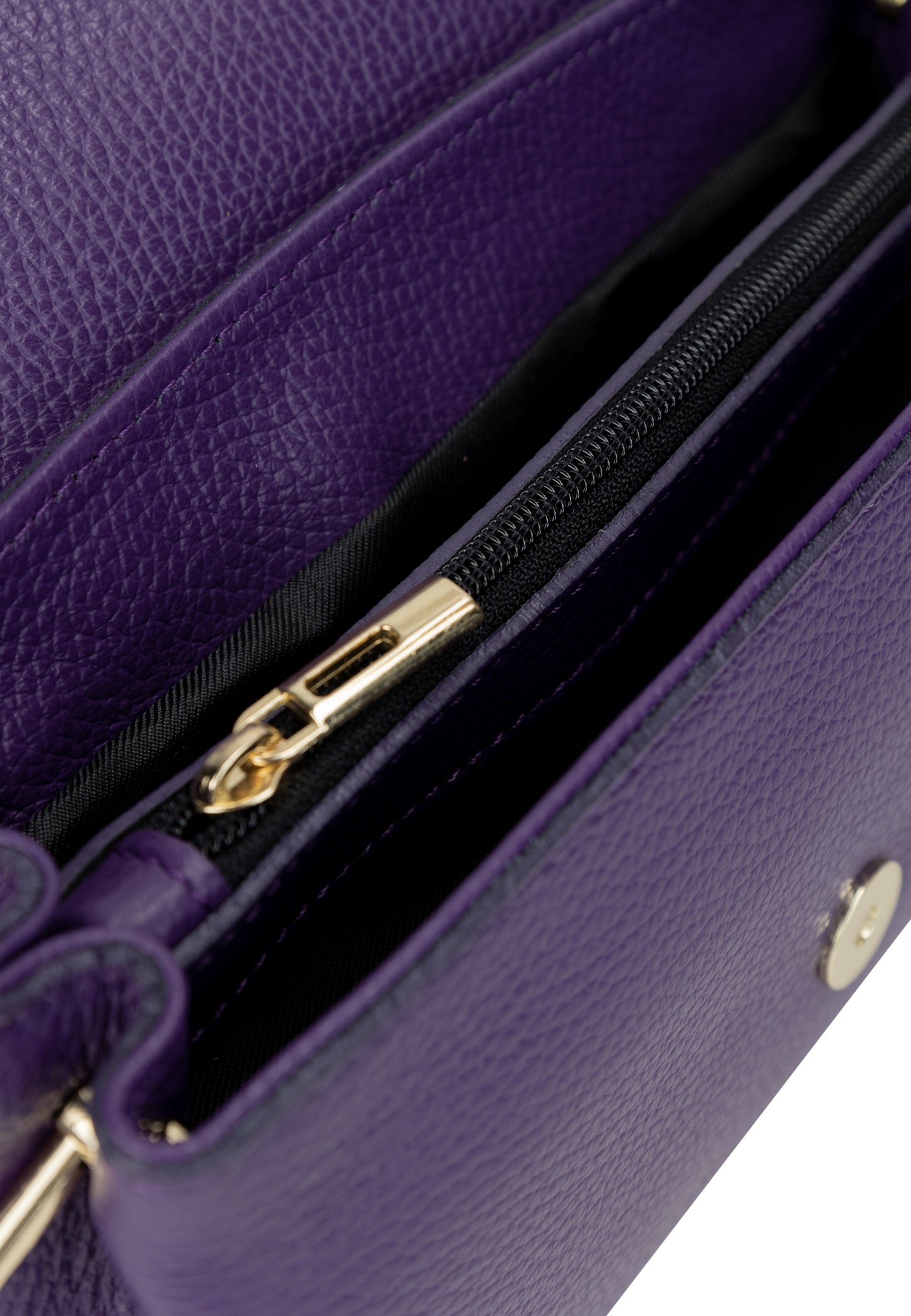 faina Damen Leder Umhängetasche