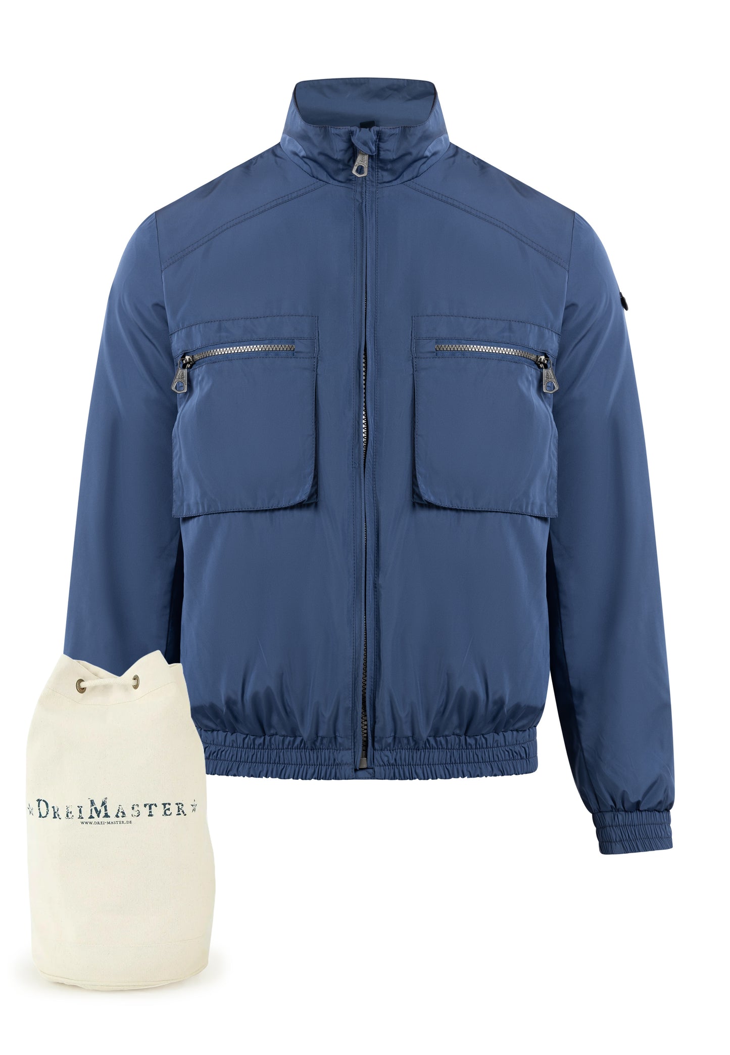DreiMaster Maritim Herren Jacke + Einkaufstasche Set