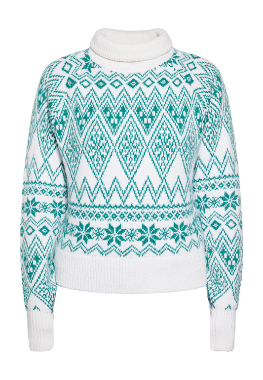 myMo Damen-Strickpullover