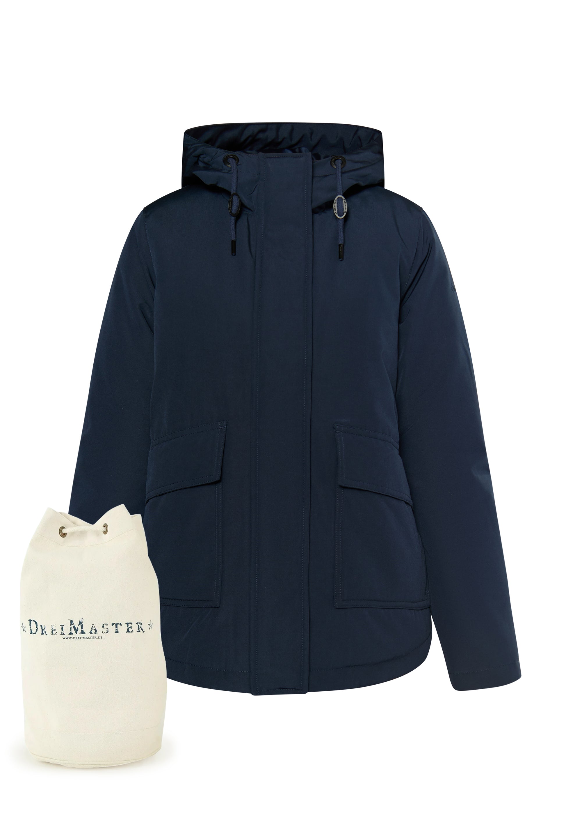 DreiMaster Klassik Damen Anorak + Einkaufstasche Set