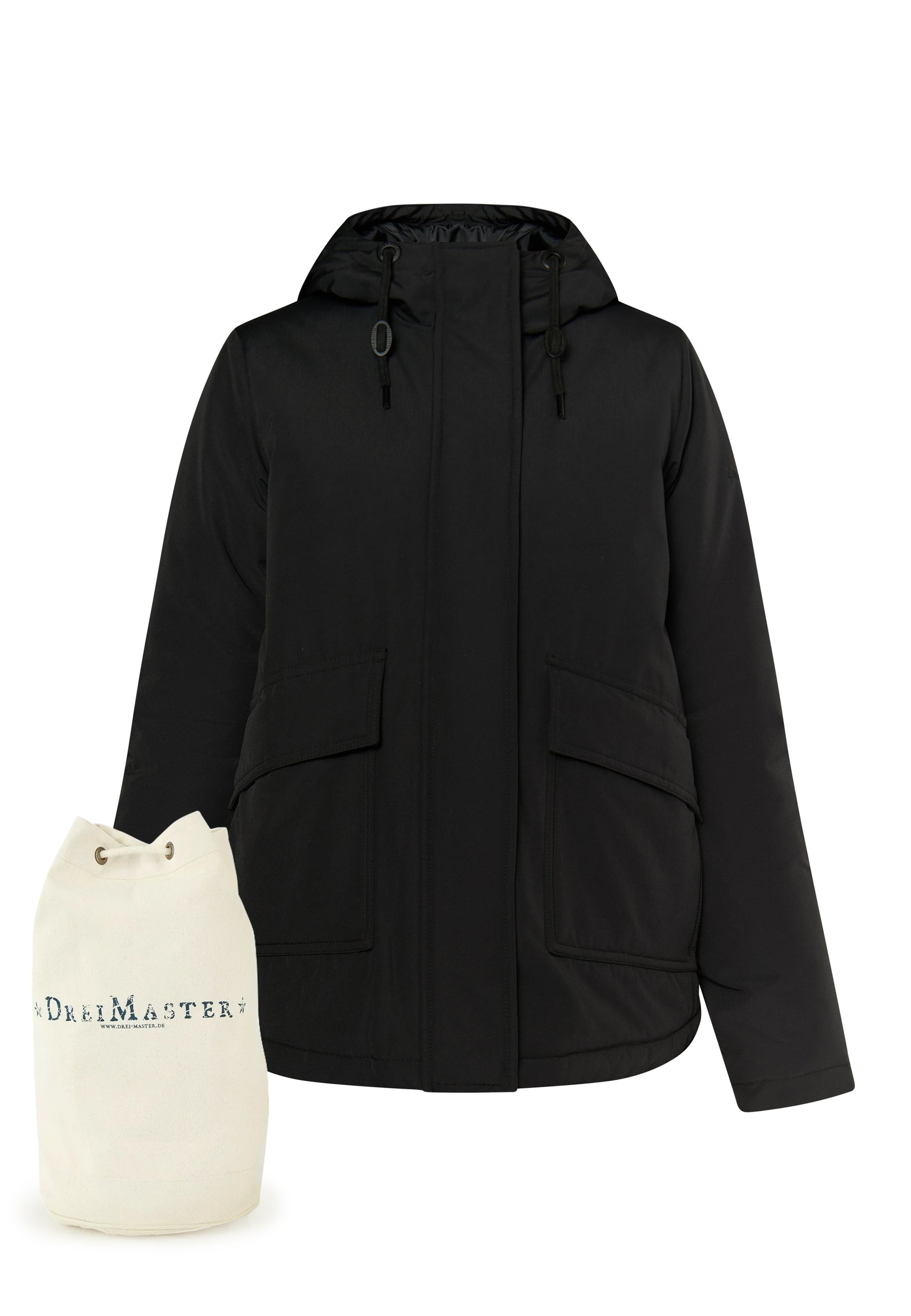 DreiMaster Klassik Damen Anorak + Einkaufstasche Set