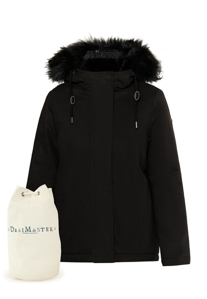 DreiMaster Vintage Damen Winterjacke + Einkaufstasche Set