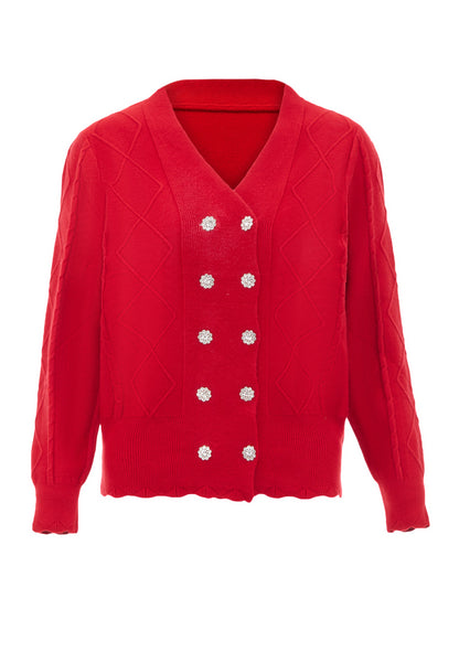 carato Damen Strickjacke