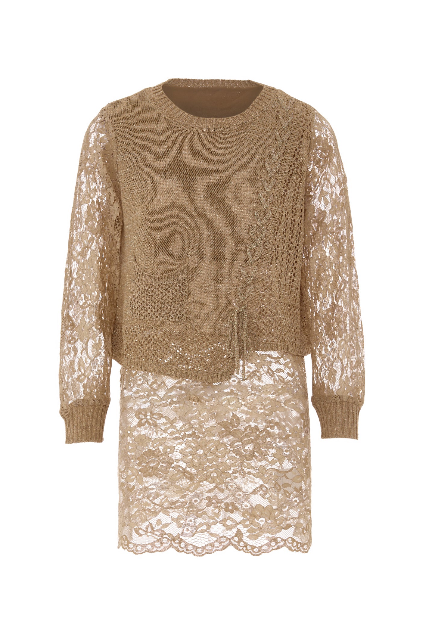 paino Damen-Strickpullover