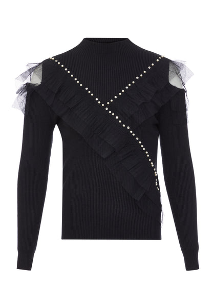bling bling by leo Damen Strickpullover