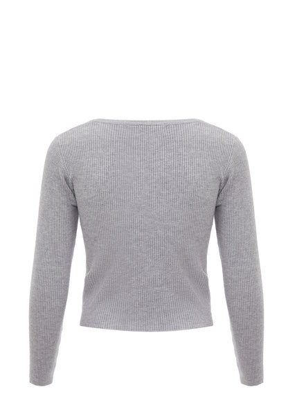 leo basics Damen-Strickpullover