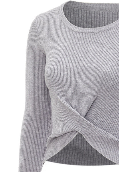 leo basics Damen-Strickpullover