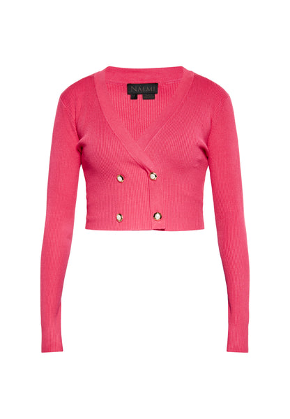 NAEMI Damen Strickjacke