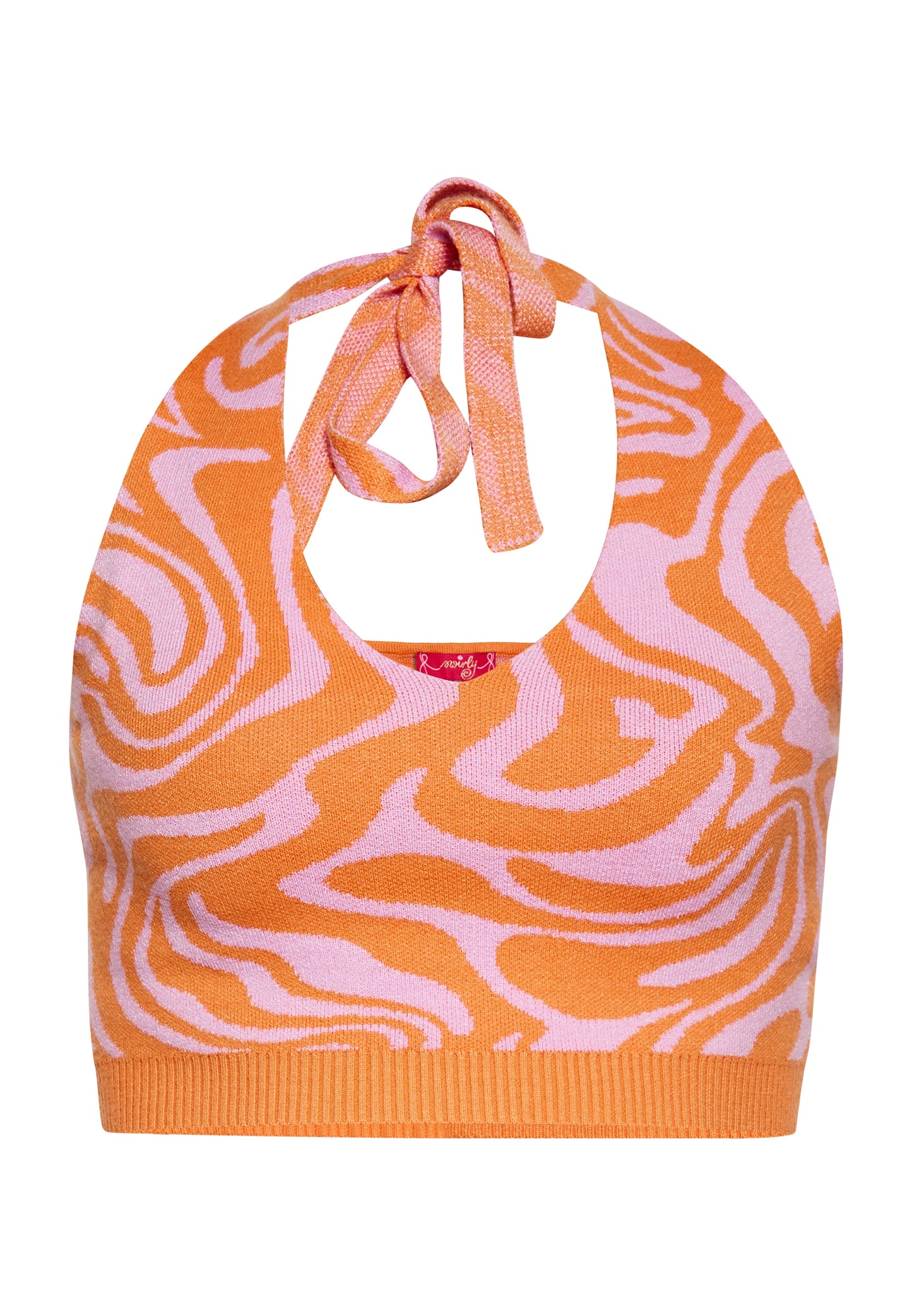 SWIRLY Damen-Crop-Top