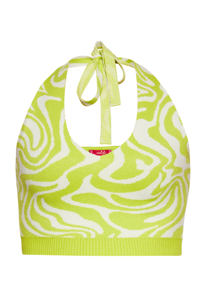 SWIRLY Damen-Crop-Top