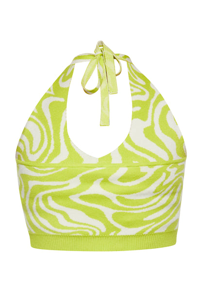 SWIRLY Damen-Crop-Top