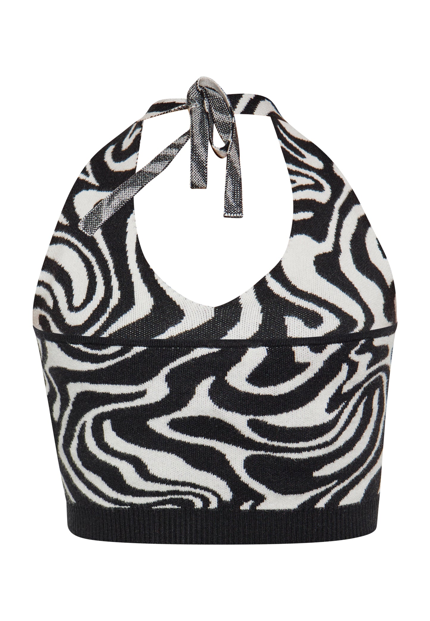 SWIRLY Damen-Crop-Top