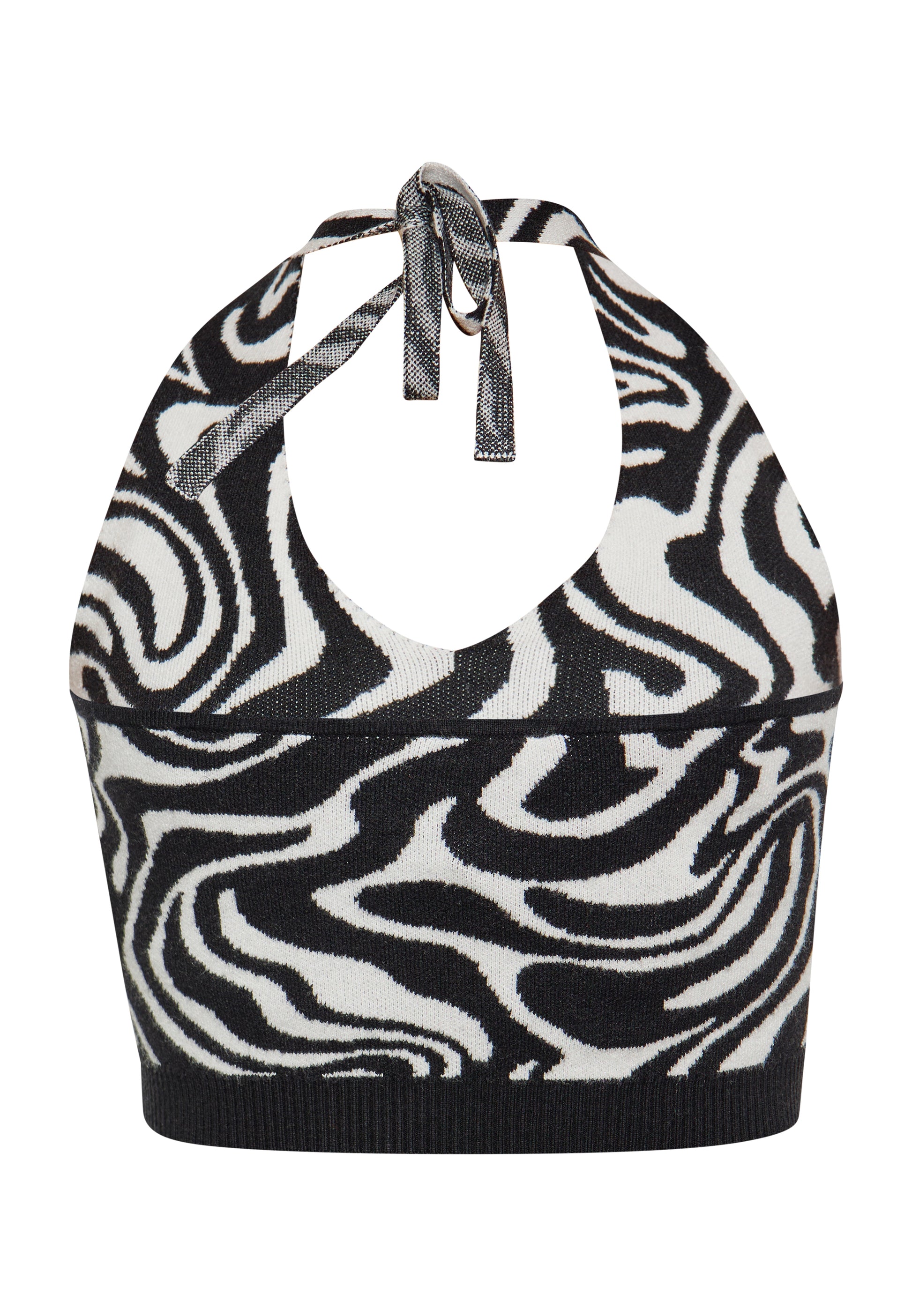 SWIRLY Damen-Crop-Top