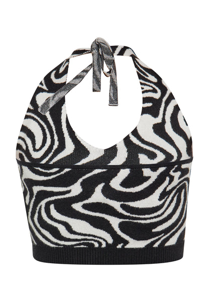 SWIRLY Damen-Crop-Top