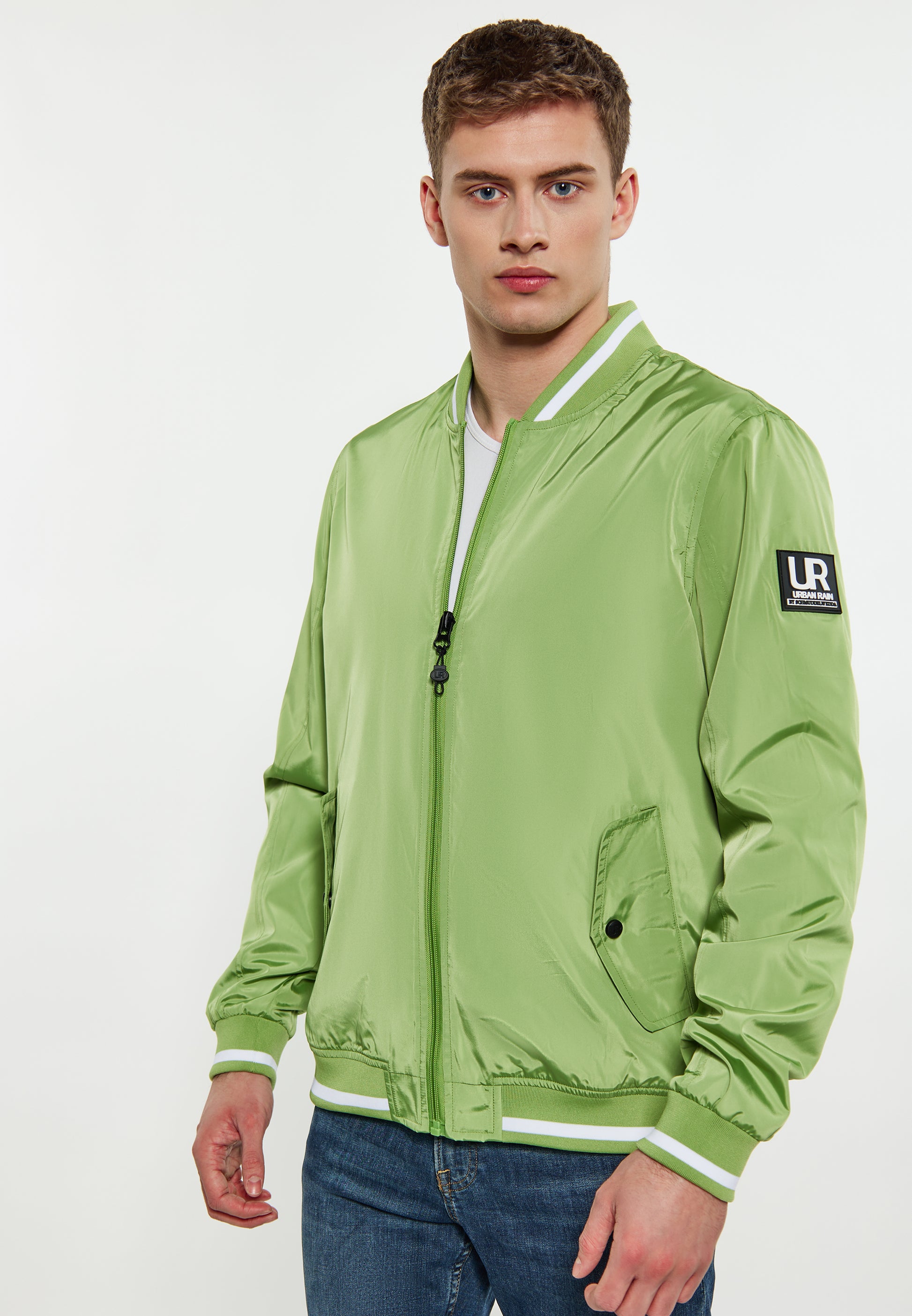 Urban Rain By Schmuddelwedda Men's College Jacket
