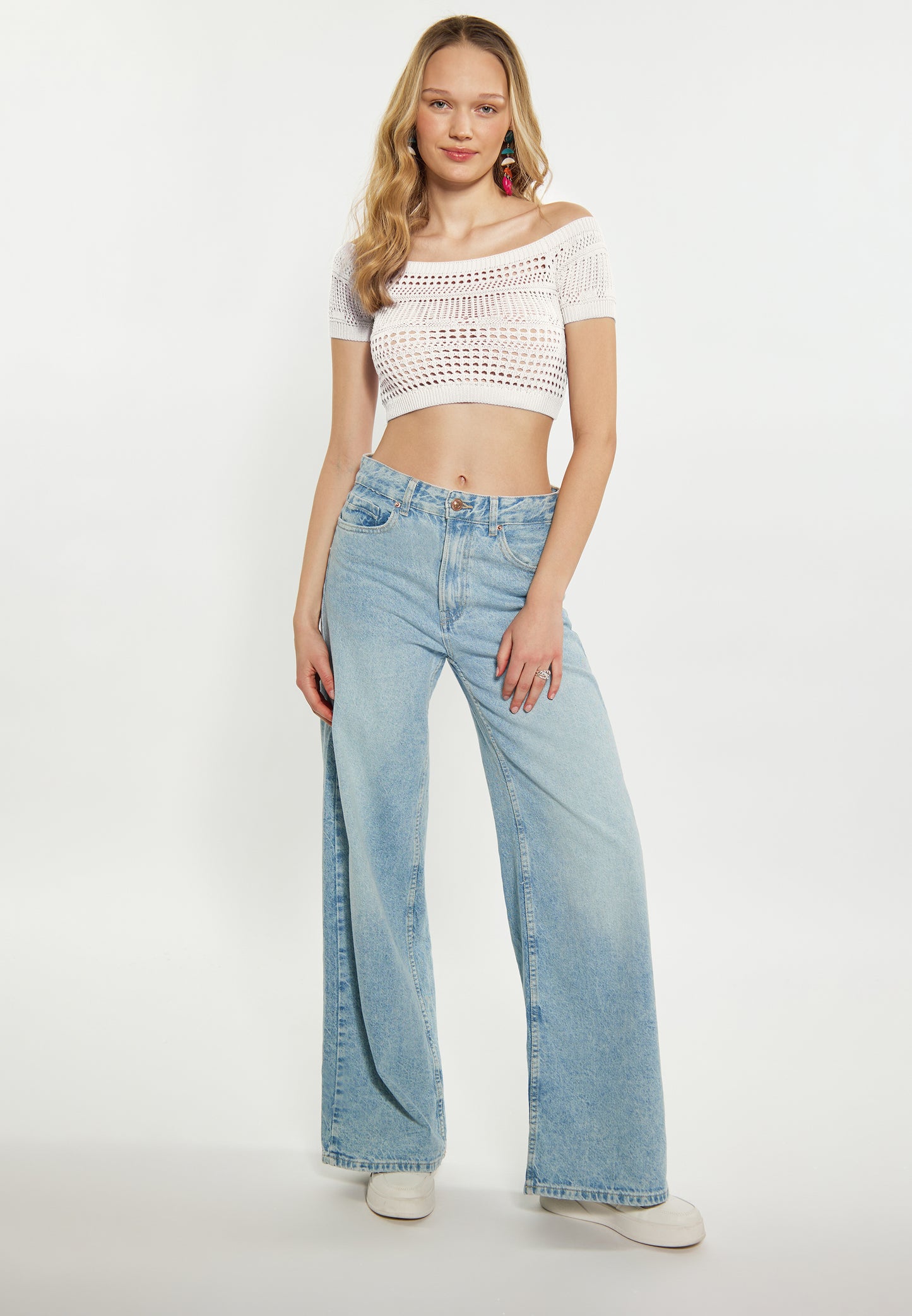 myMo Damen-Crop-Top