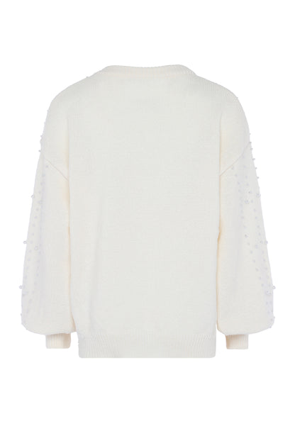 faina Women's Sweater With Pearl