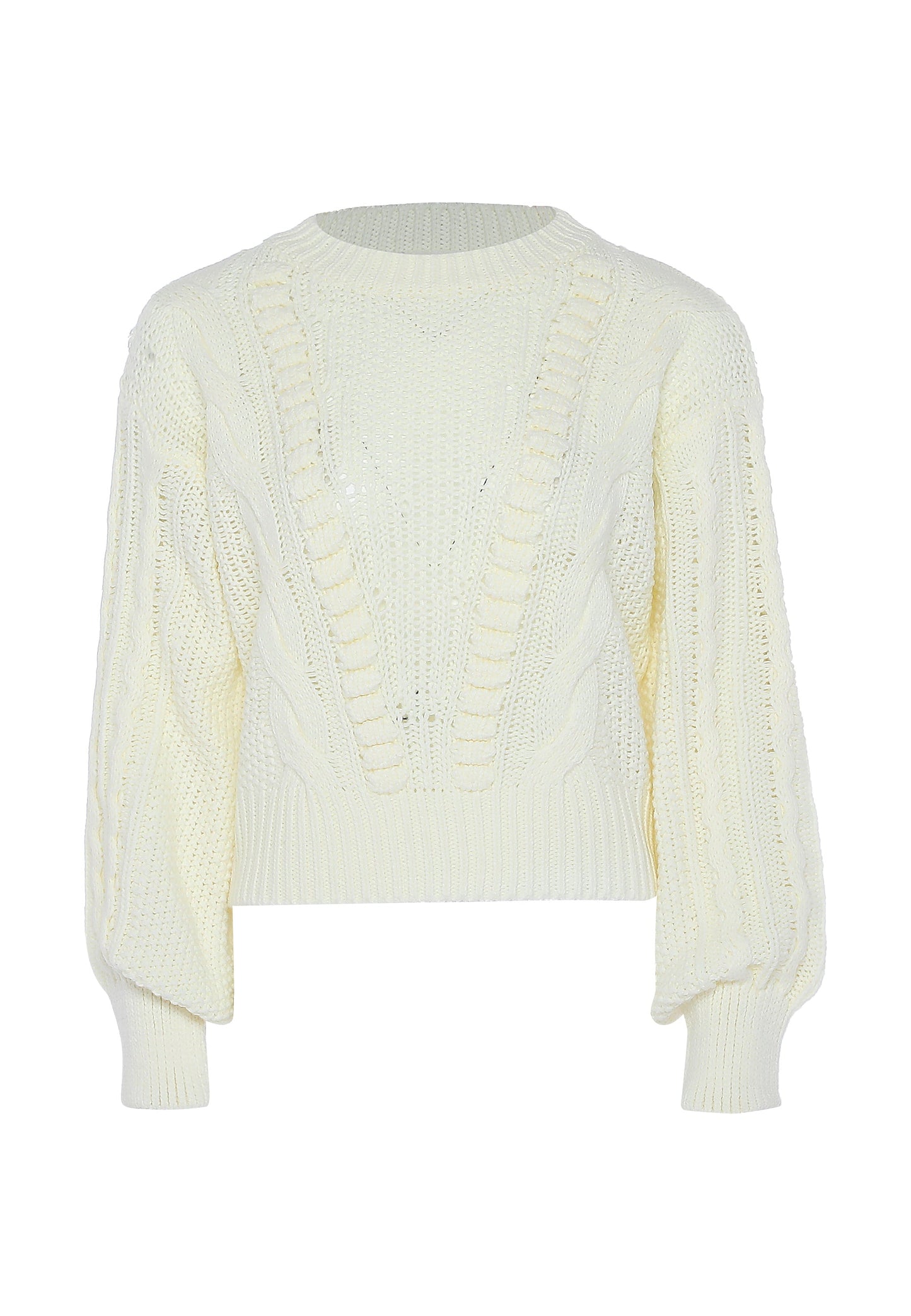 Dreimaster vintage Women's Cable Knit Sweater