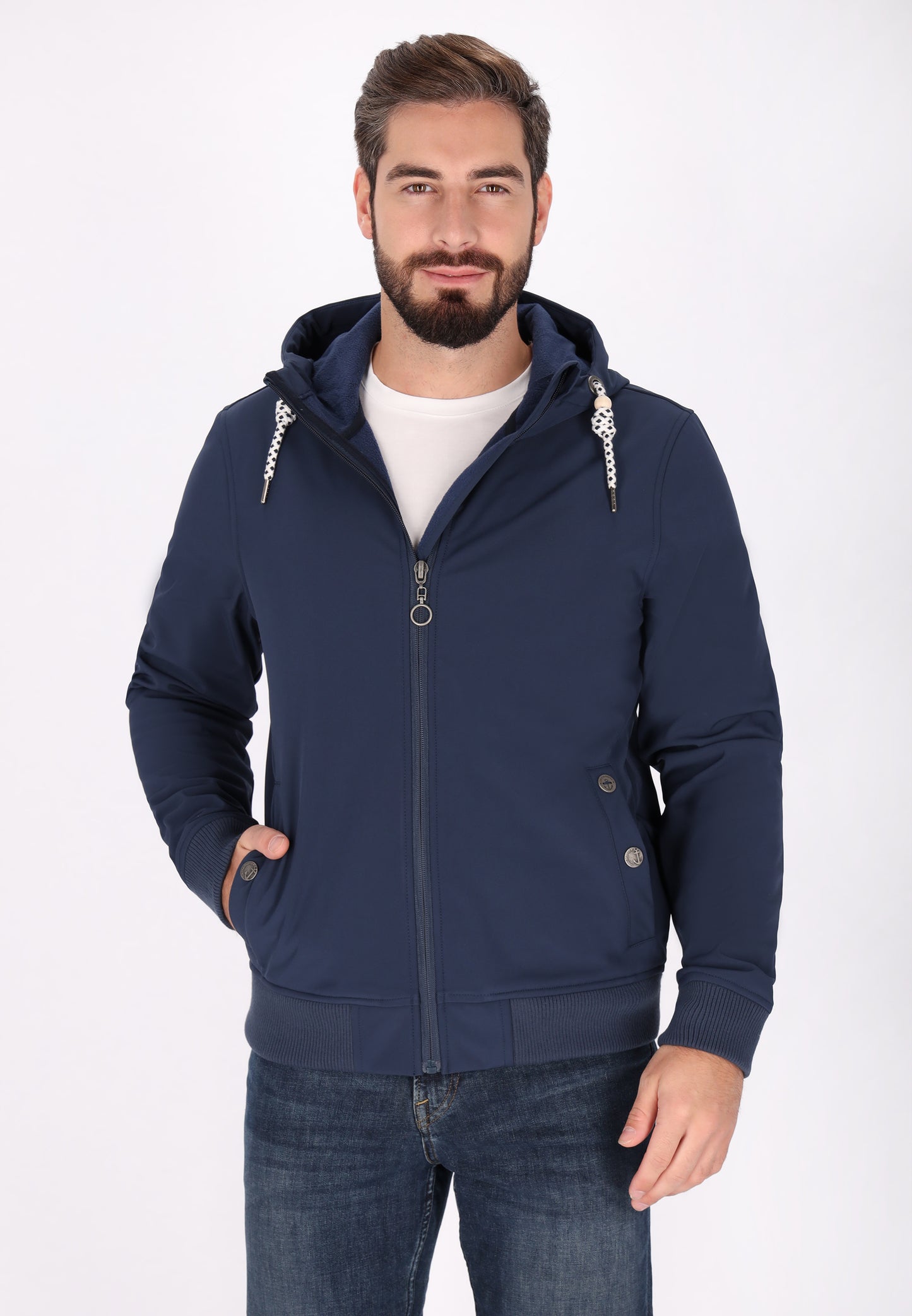 DreiMaster Maritim Herren-Softshell-Blouson