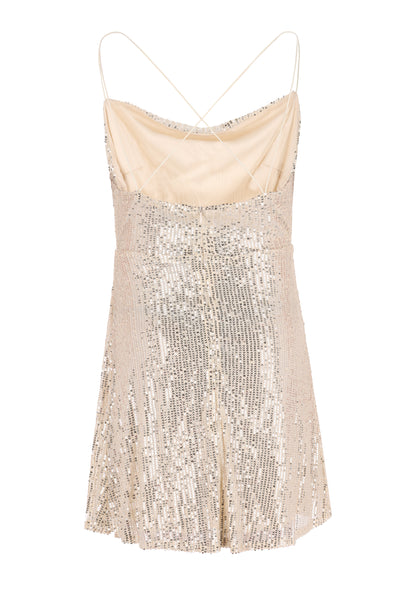 NAEMI Damen Mini-Spaghetti-Kleid