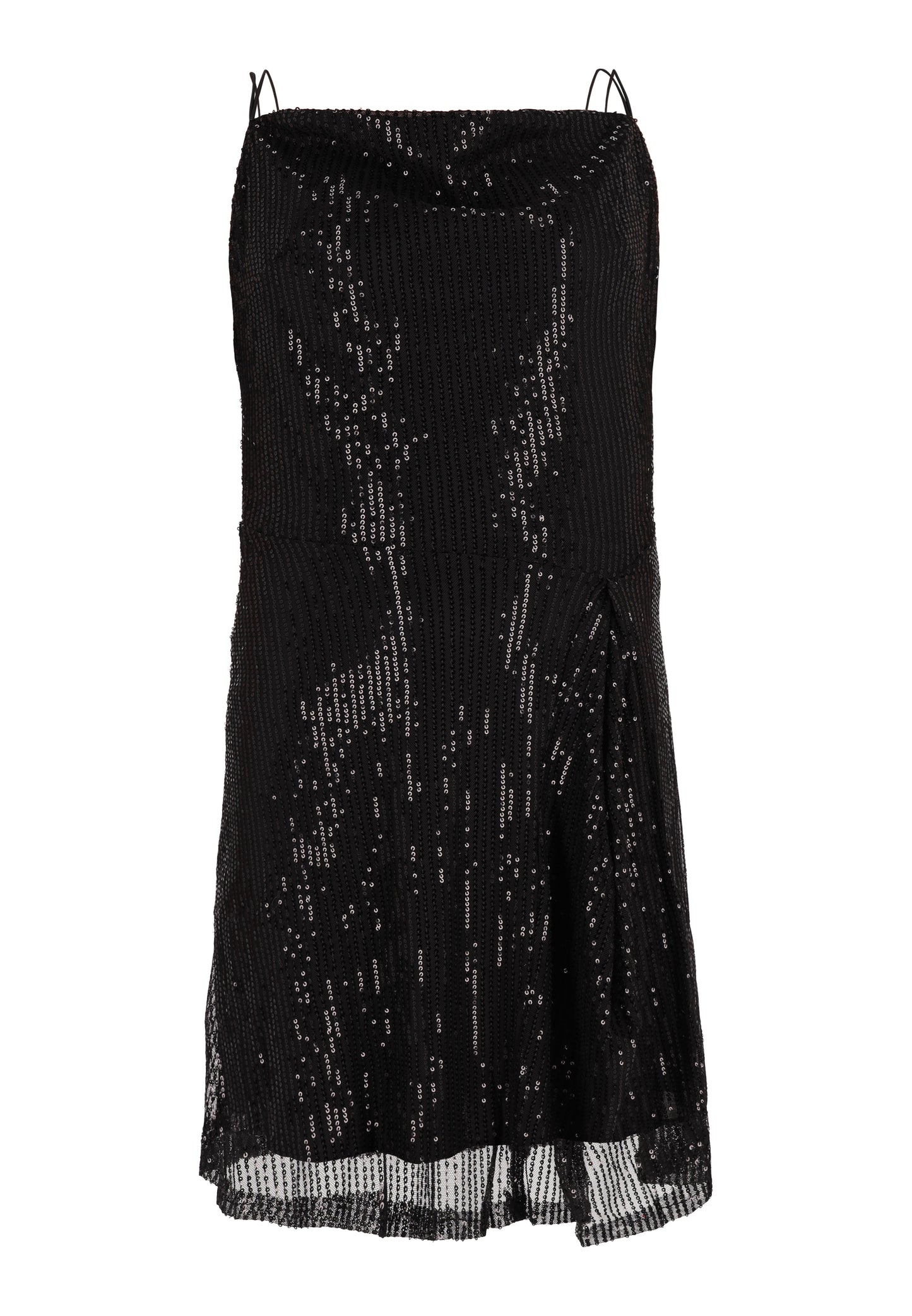 NAEMI Damen Mini-Spaghetti-Kleid