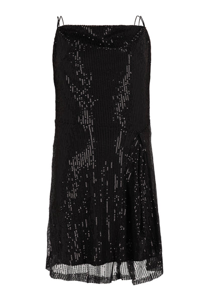 NAEMI Damen Mini-Spaghetti-Kleid