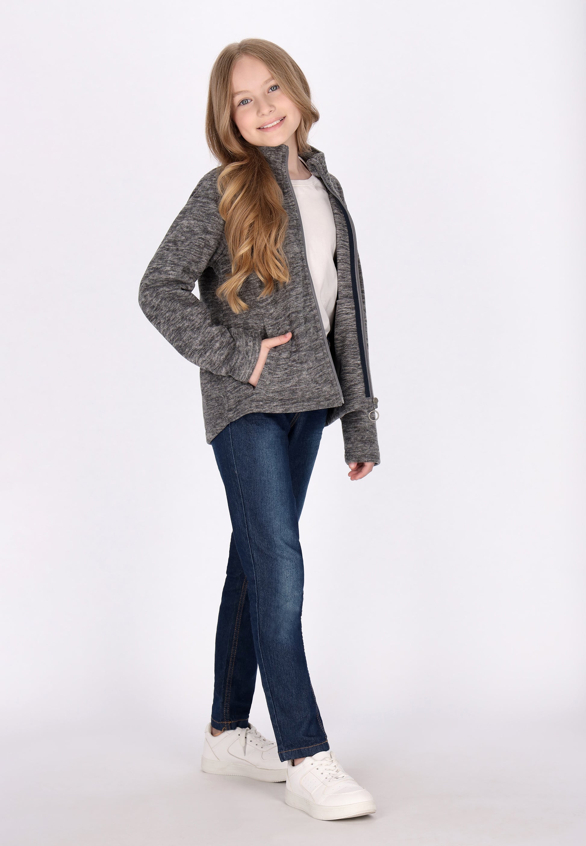 DreiMaster Maritim Mädchen Fleece Jacke