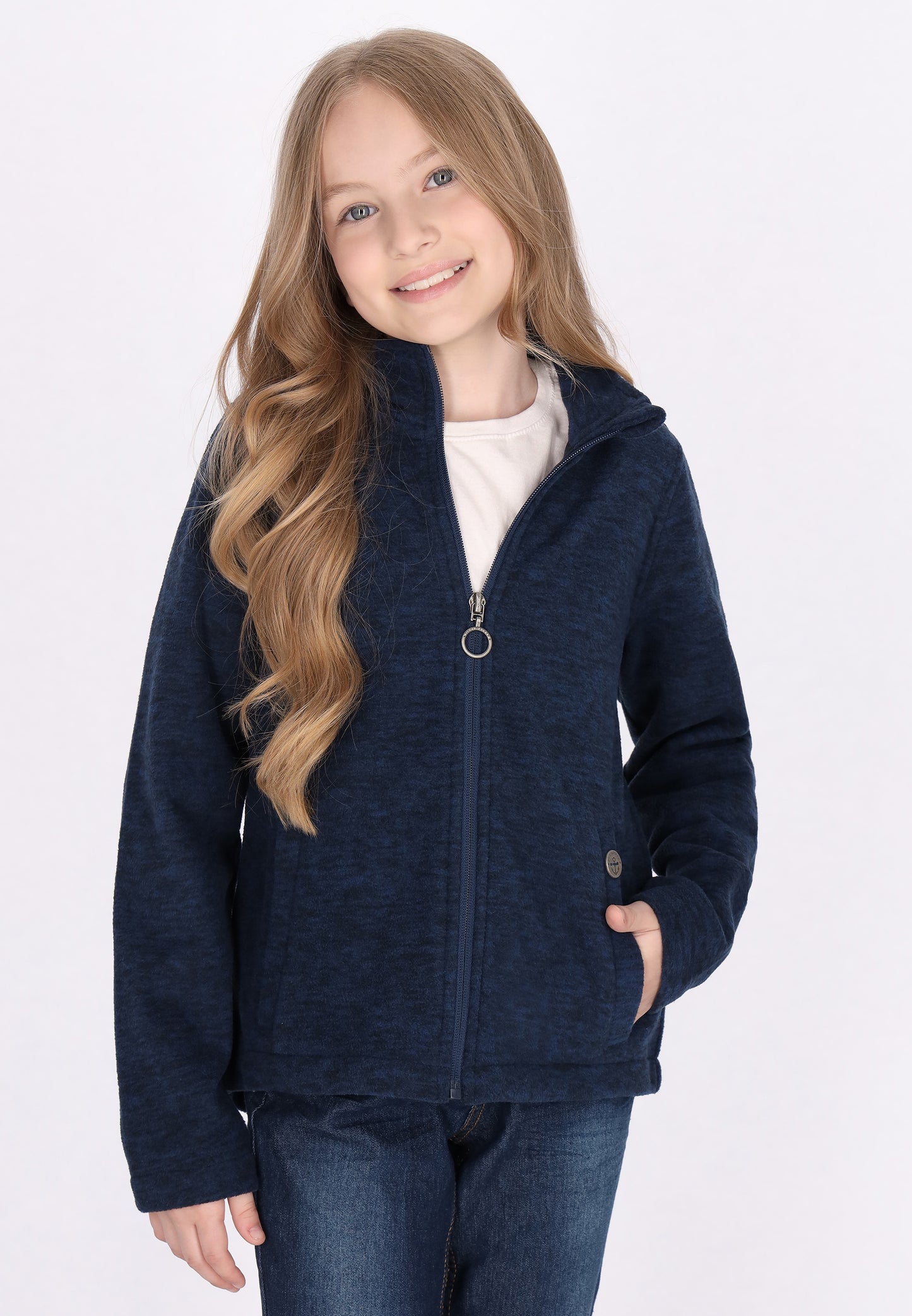 DreiMaster Maritim Mädchen Fleece Jacke