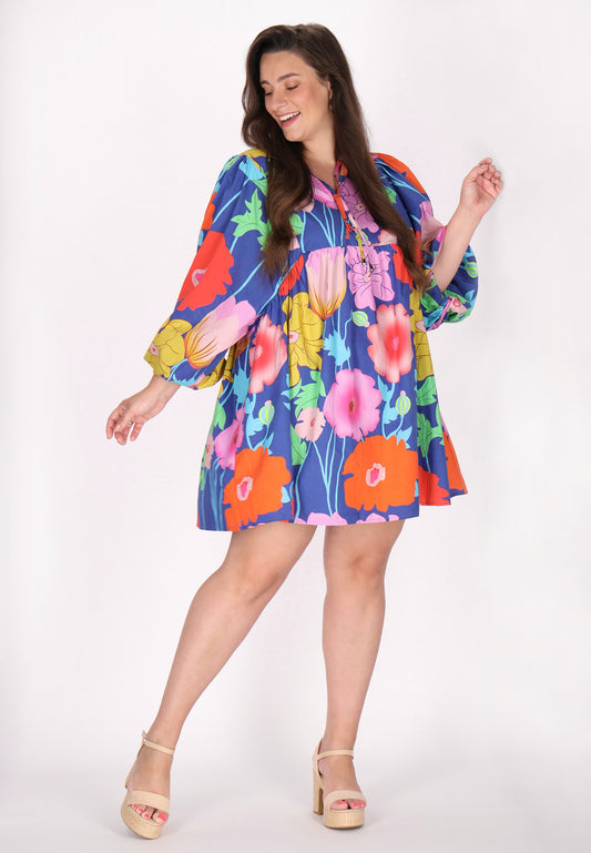 IZIA Damen Plus Size Kleid