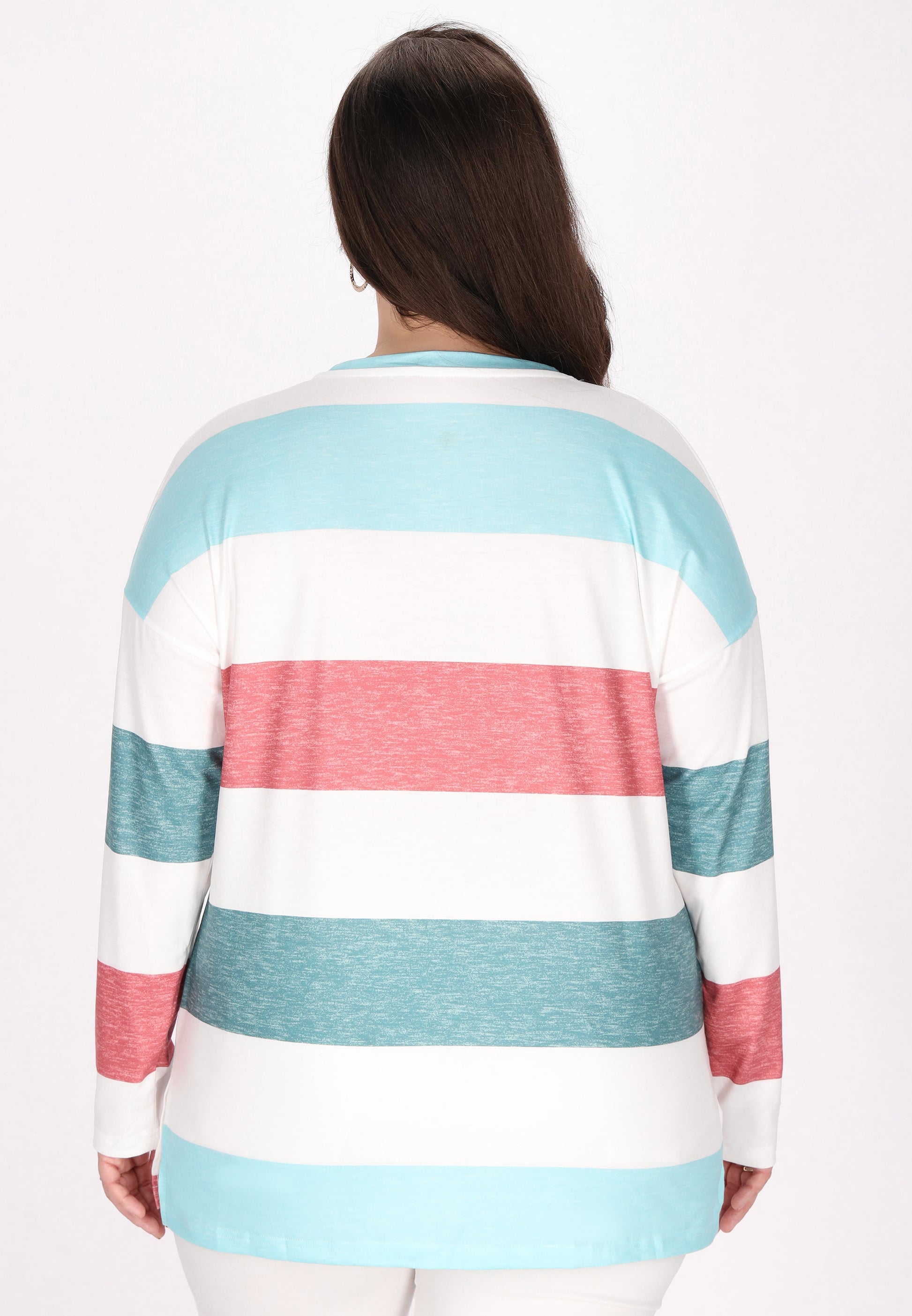 Usha Blue Label Women's Plus Size Jersey Shirt