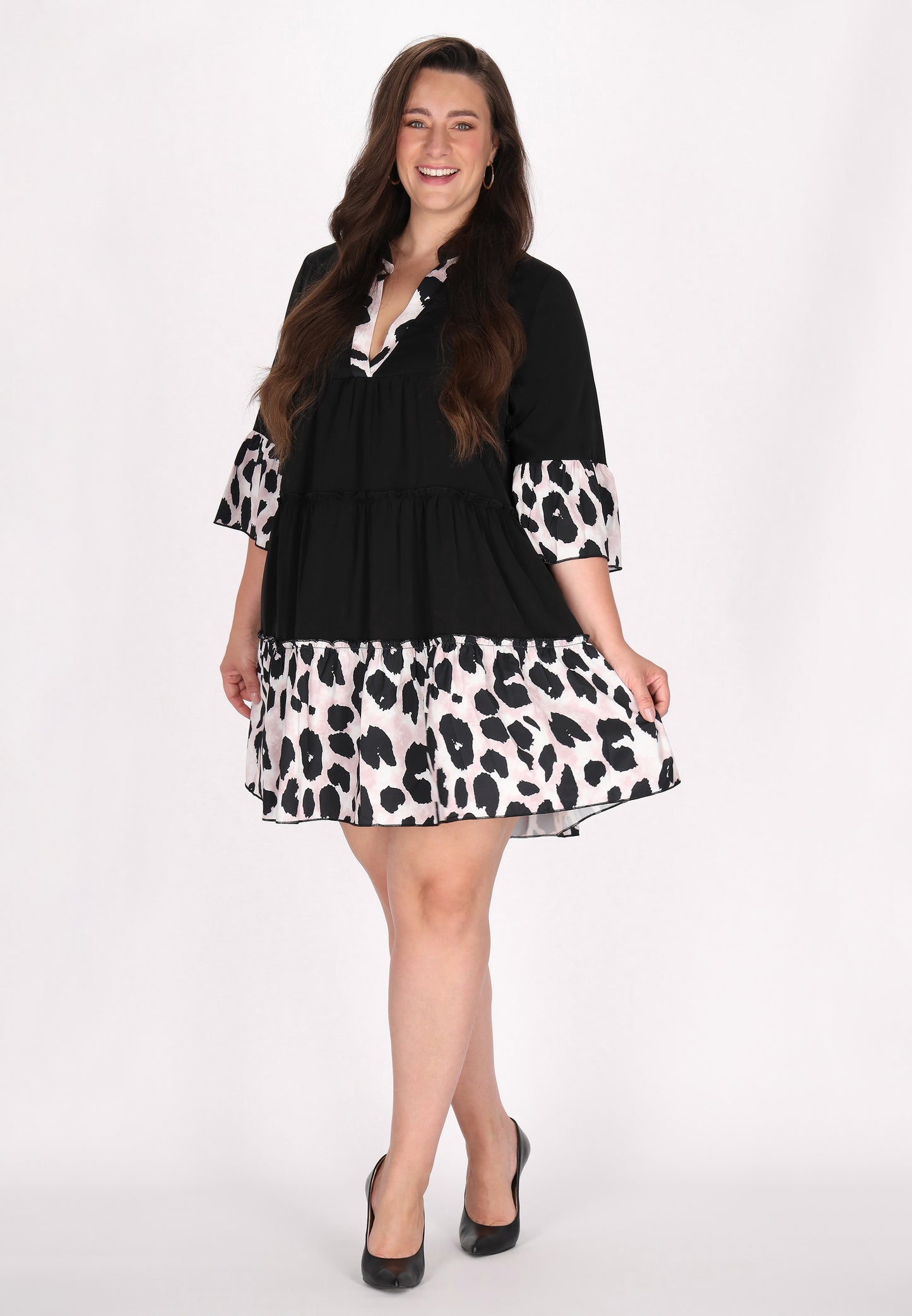 Sukienka damska plus size NAEMI