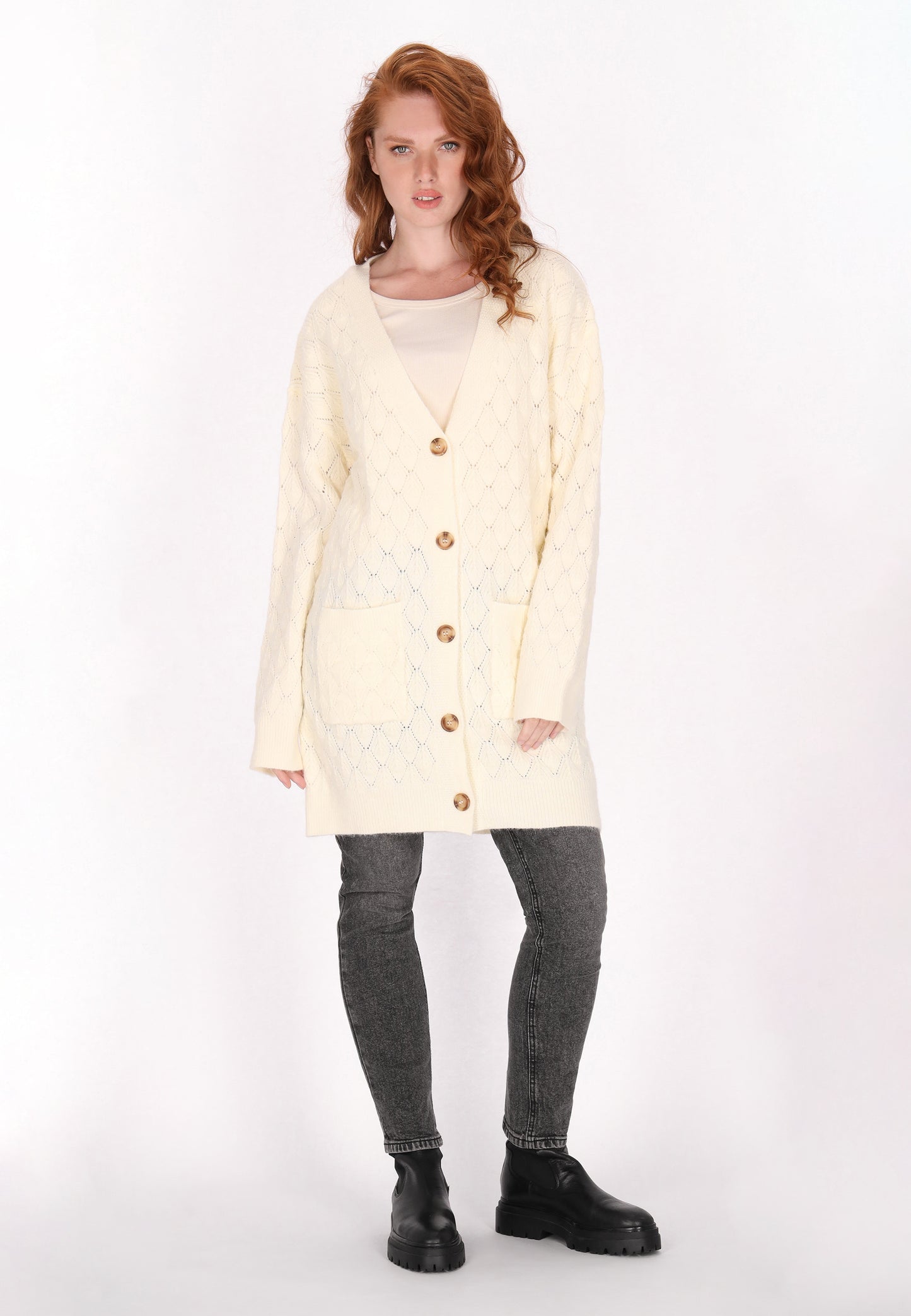 DreiMaster Vintage Damen Strickjacke